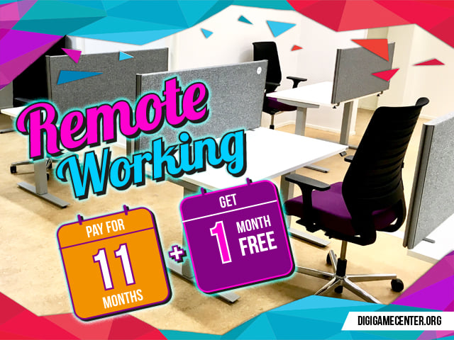 Remote work promo - Hot desks DGC